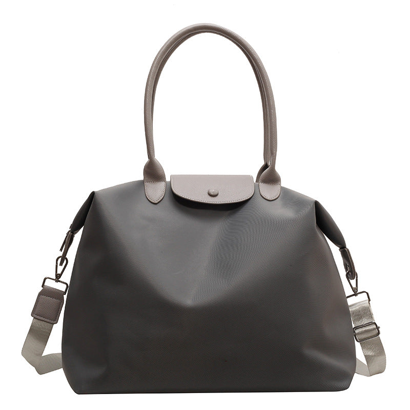 Women's Contrast Color Large Capacity Commuter Mummy Travel Bags