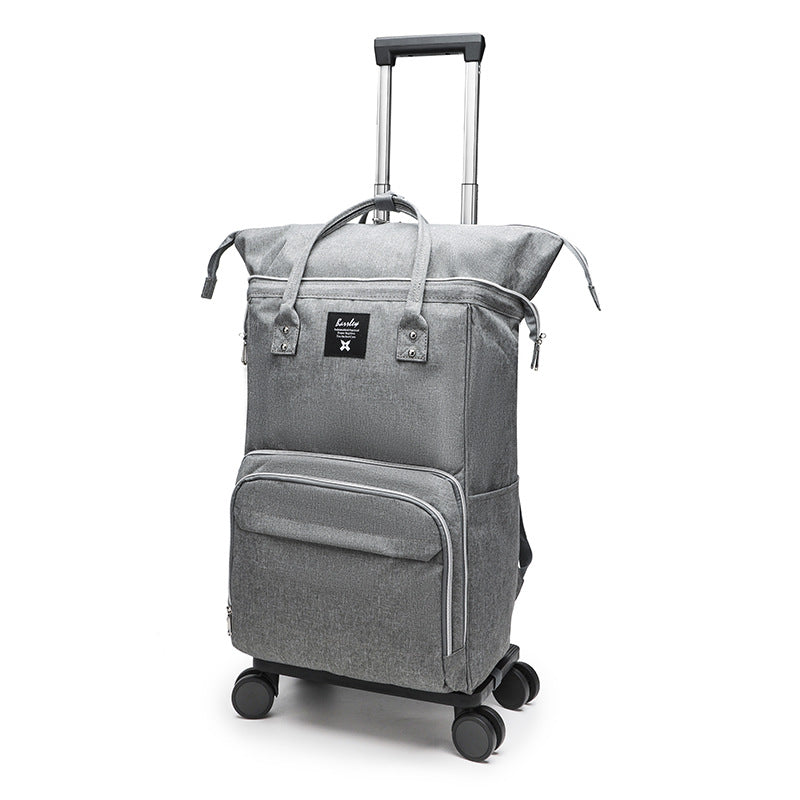 Distance Fashion Pull Waterproof Large Capacity Back Dual-purpose Travel Bags