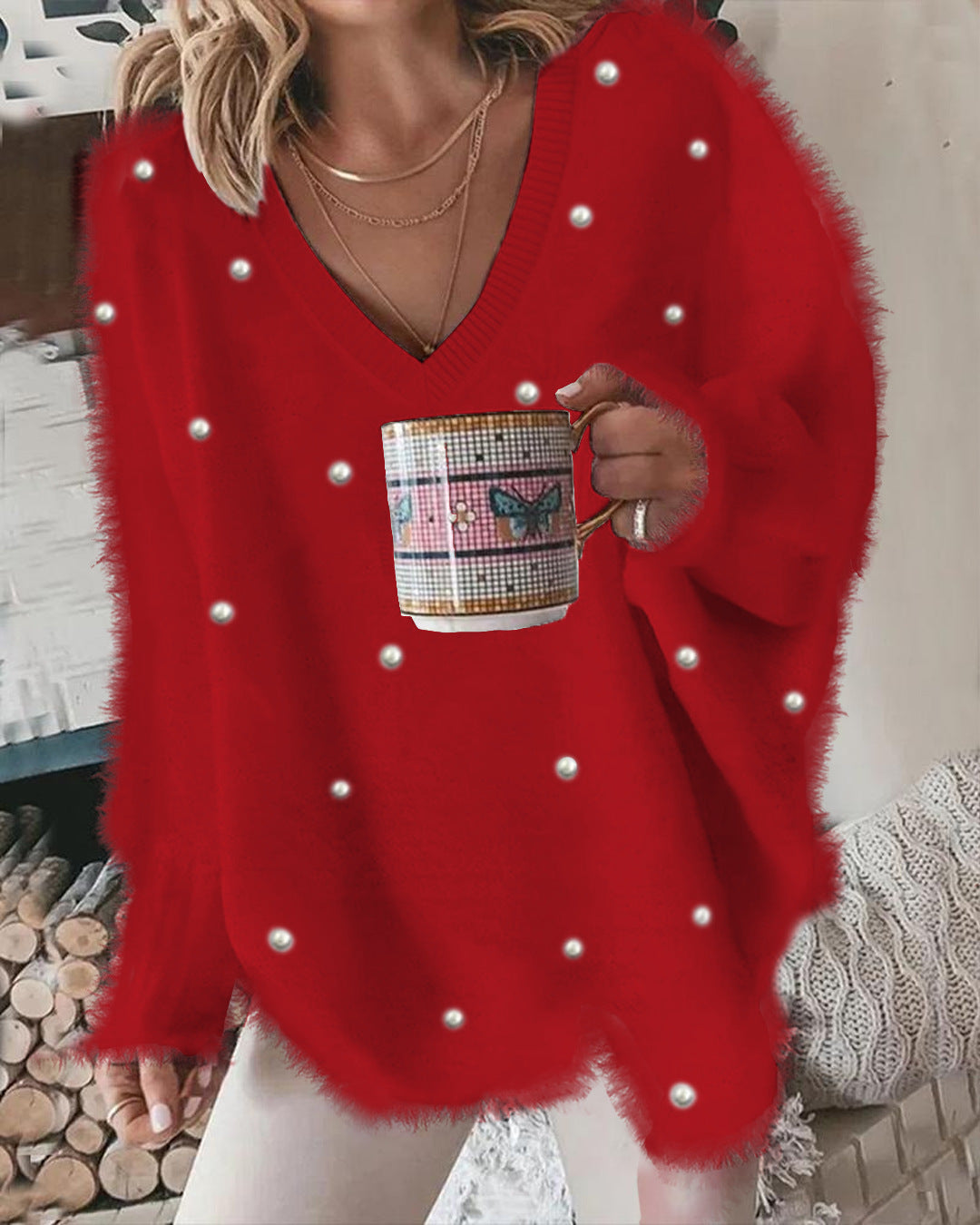 Women's Beautiful Attractive Glamorous Fur Loose Dresses