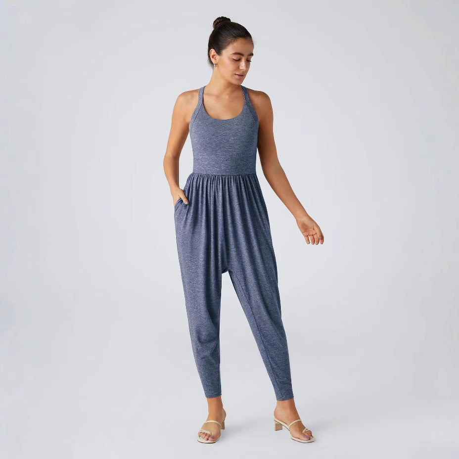 Popular Classy Casual Women's Sleeveless Sexy Women's Jumpsuit/clothing