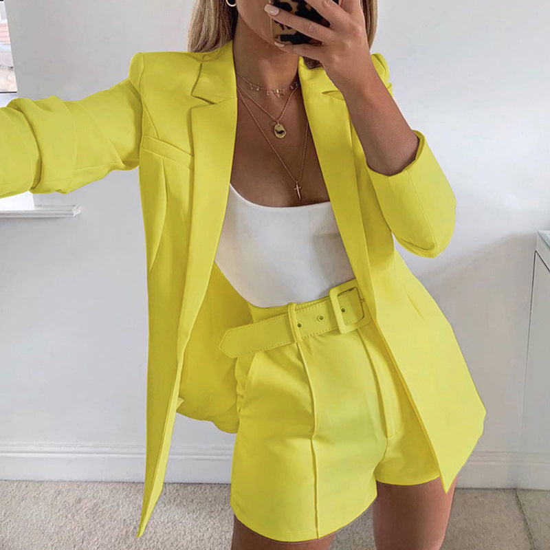 Stylish Graceful Fashion Sexy Temperament Casual Small Suit