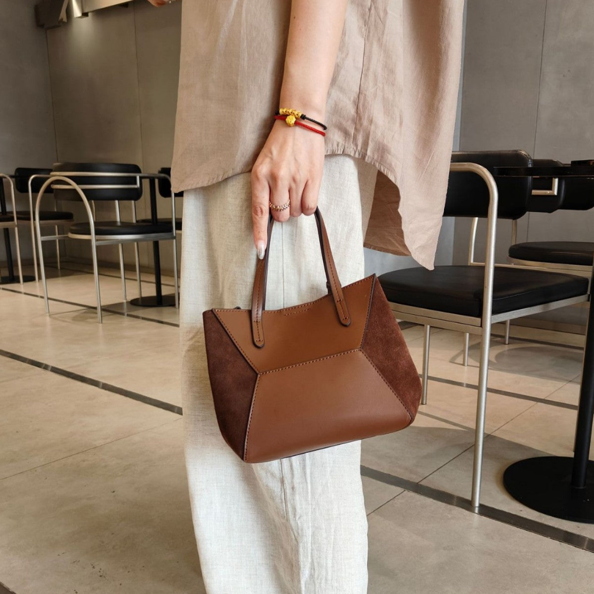 Charming Stitching Light Luxury High-grade Fashion Handbags