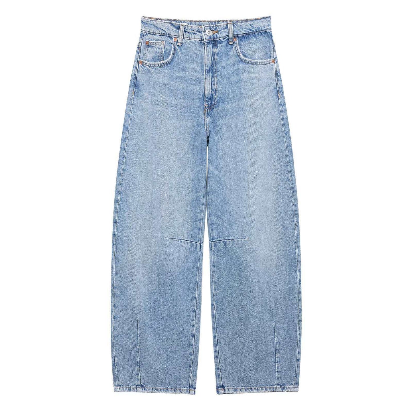 Women's Loose Balloon Spring Style Blue Jeans