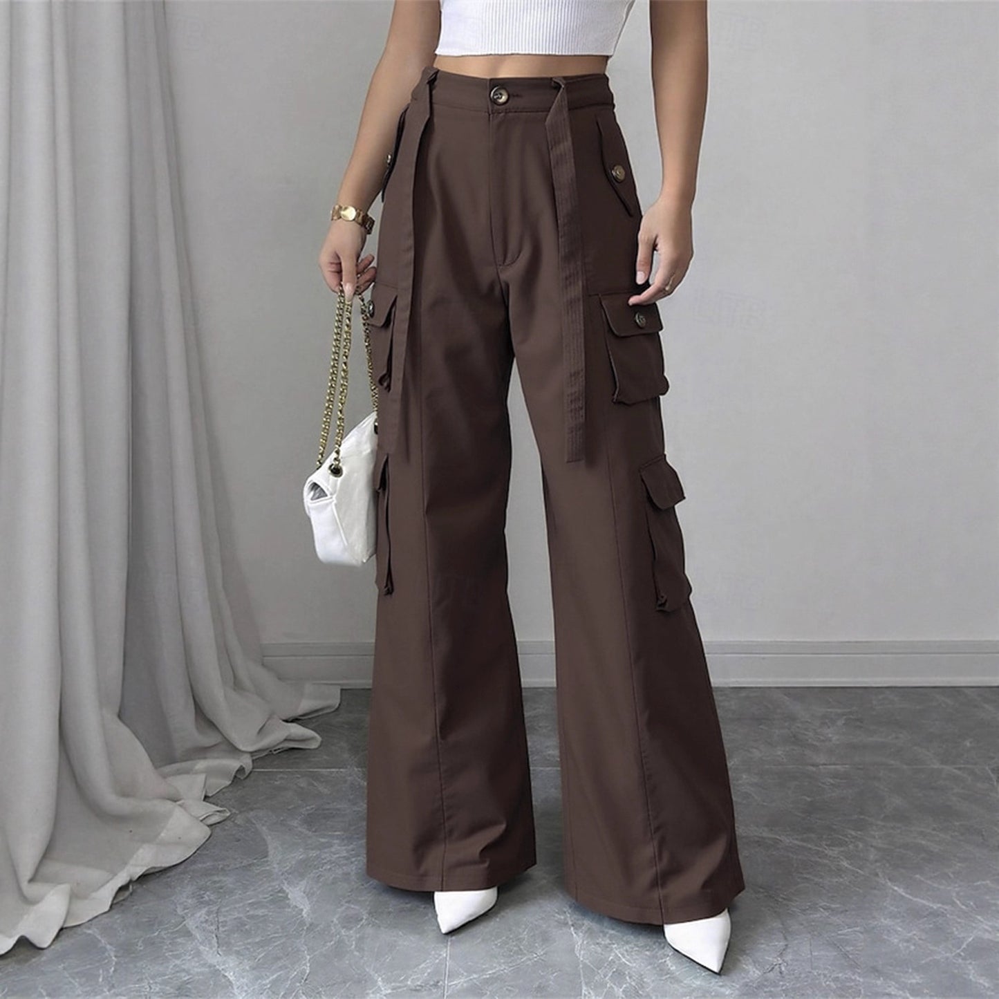 Women's Overalls American Fashion High Street Casual Pants