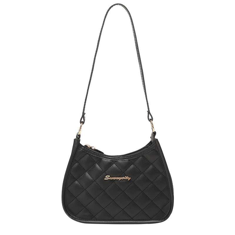 Women's Embroidered Underarm Fashion Classic Style Diamond Bags