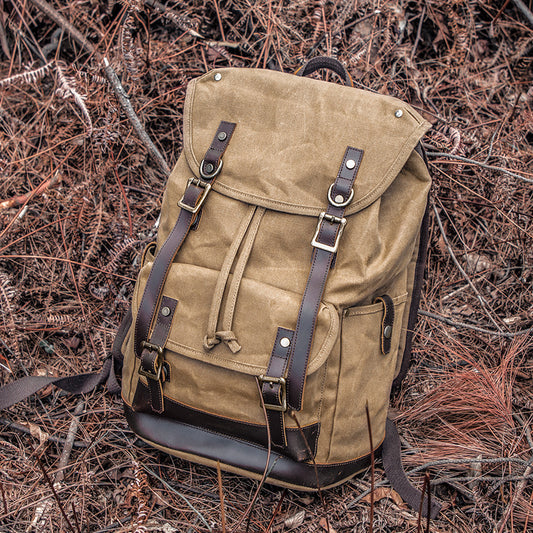 Men's Trendy Retro Computer Large Capacity Waterproof Backpacks