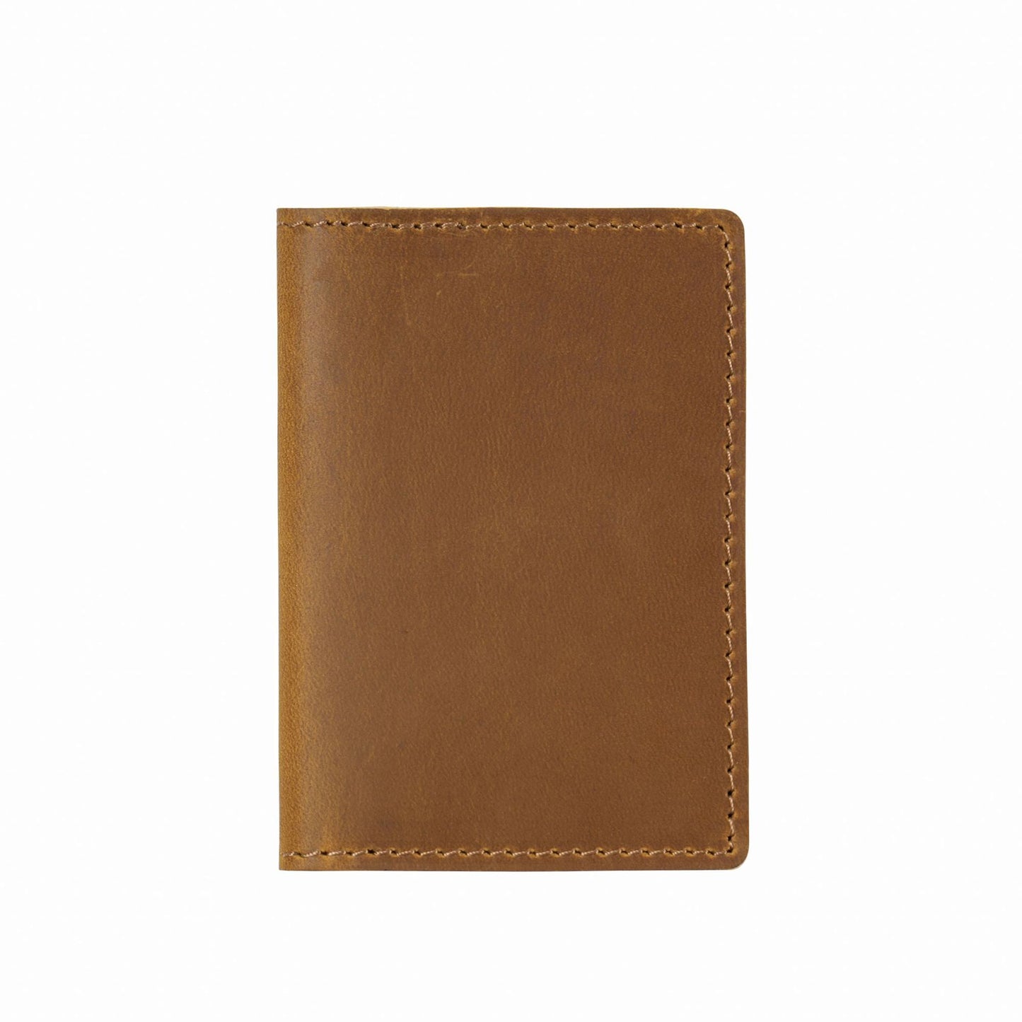 Genuine Leather Cowhide Simple Bank Storage Card Holder