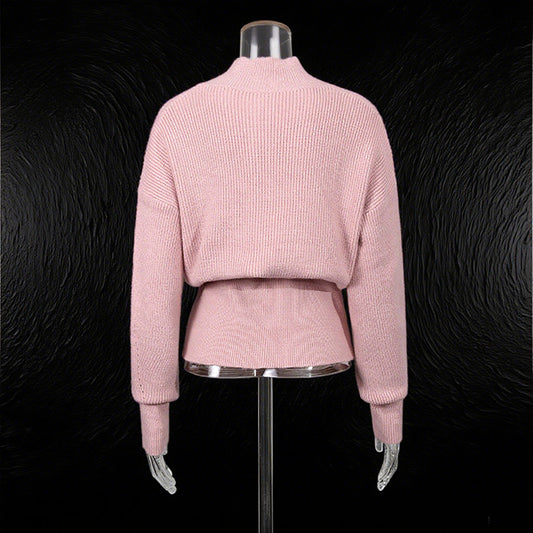 High-grade Pullover Design Metal Hollow Decorative Sweaters
