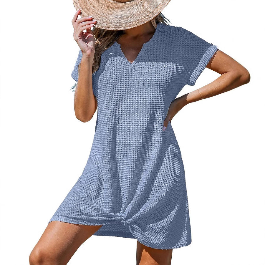 Classy Cool Innovative Women's Beach Knot Blouses