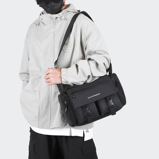 Men's Fashionable Versatile Large Capacity Style Simple Men's Shoulder Bags