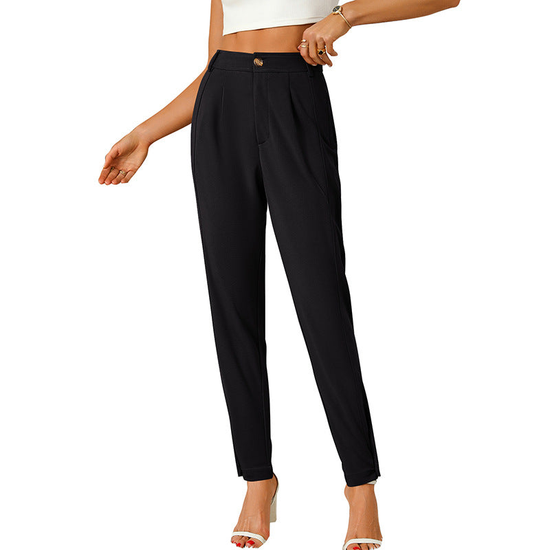 Women's Loose Work Business Formal Wear Elegant Pants