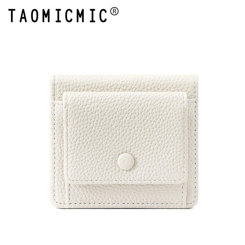 Women's Two-fold Simple Short High-grade Thin Card Holder