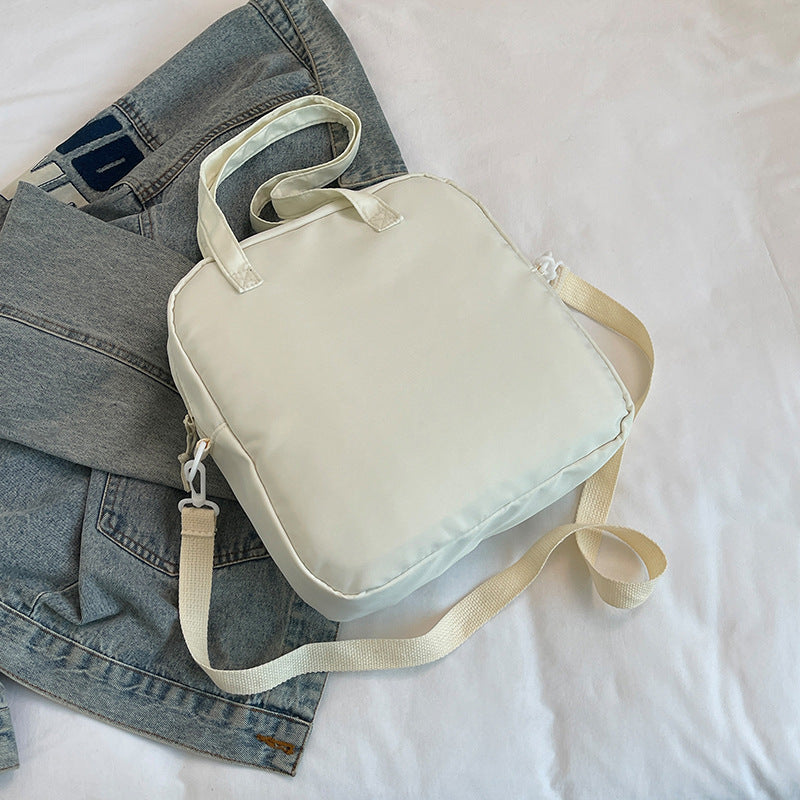 Cartoon Large Capacity Class Canvas Female Shoulder Bags