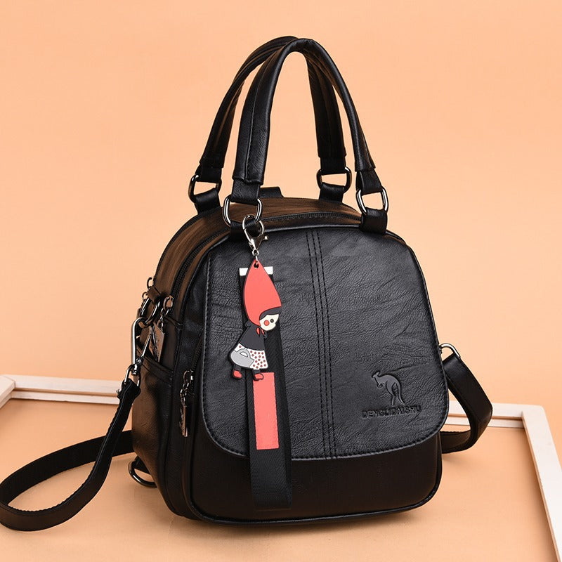 Women's Classic Fashionable Soft Leather Textured Crossbody Bags