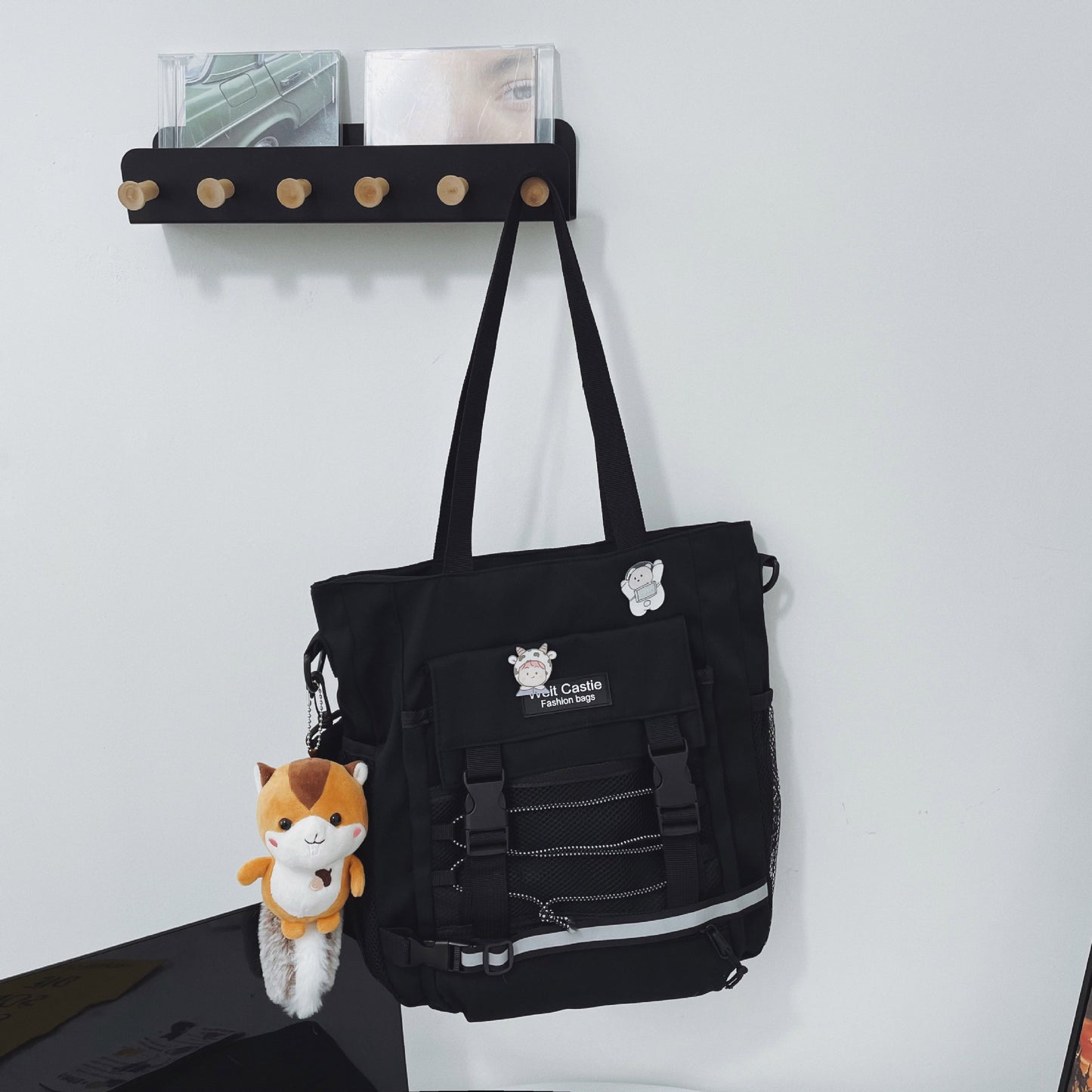 Women's & Men's & Reflective Tooling Fashion Style Large Men's Messenger Bags