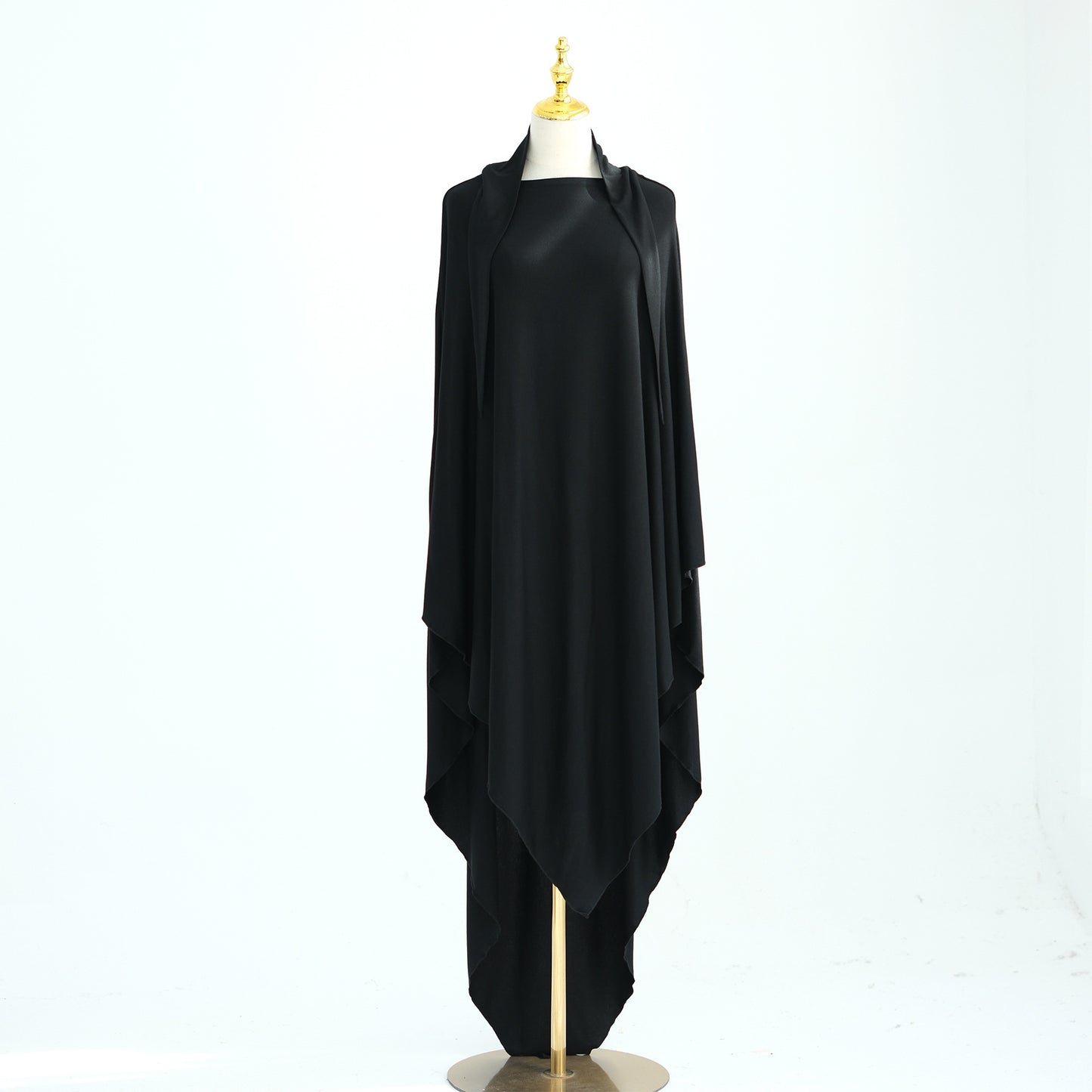 New Comfortable Solid Color Big Scarf Dresses