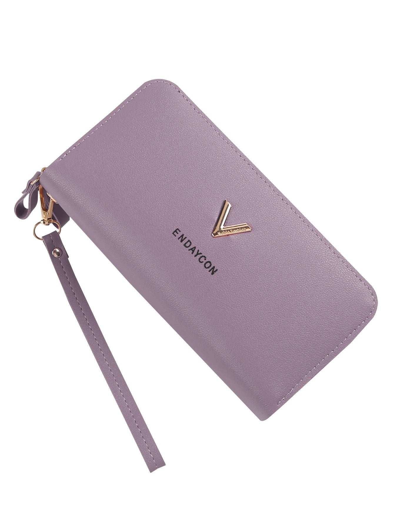 Women's Fashion Simple Lychee Pattern Large Capacity Ladies Wallets