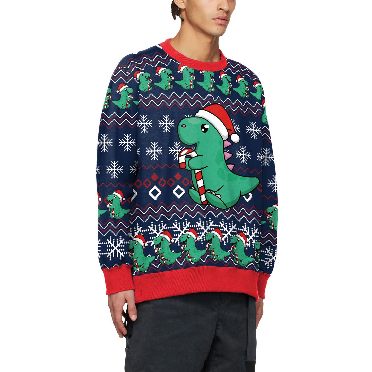 Christmas Small Milk Blocks Dragon Elk Cartoon Fashion Digital Printing Clothing