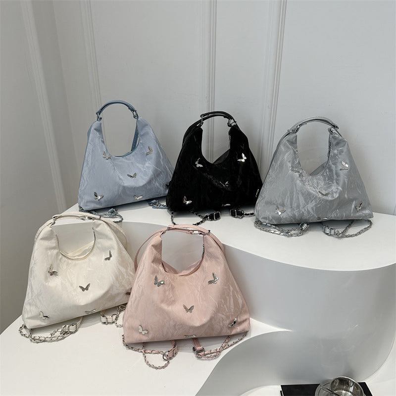 Capacity Butterfly Western Style Fashion Commuter Shoulder Bags