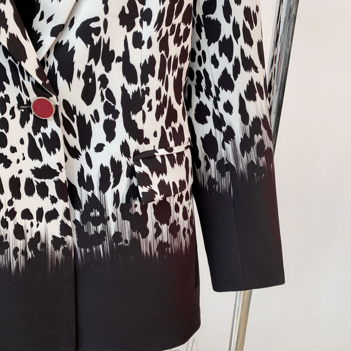 Women's Leopard Print Sexy Woolen Fashion Temperament Coats