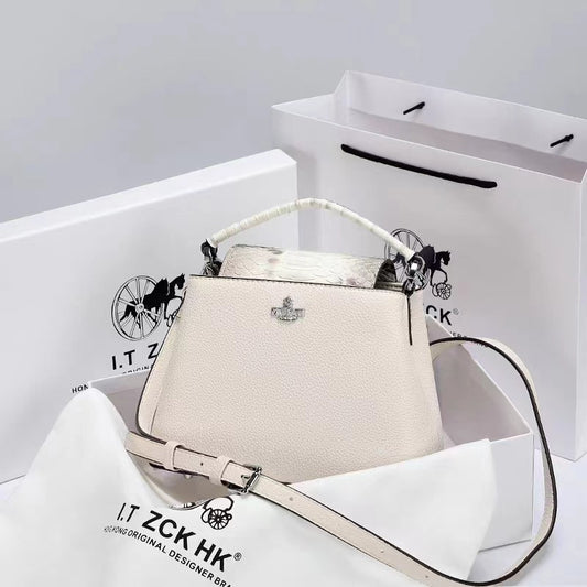 Trendy New Women's Crocodile Pattern Portable Handbags