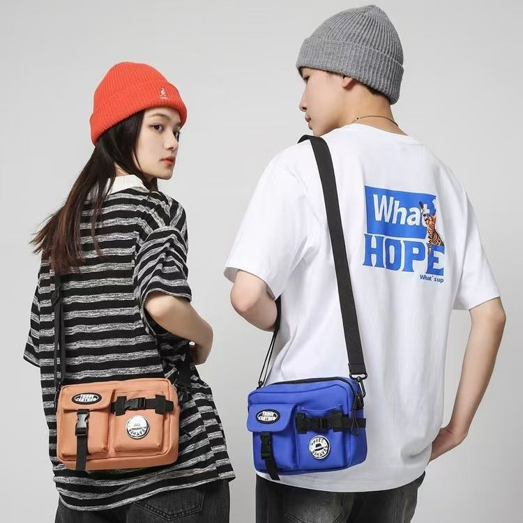 Men's Fashion Versatile Multifunctional Nylon Cloth Men's Shoulder Bags