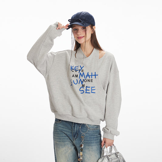 Women's Design Halter Autumn American Style Loose Sweaters