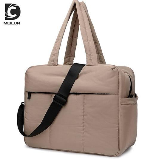 Women's & Men's & Portable Winter Coat Large Capacity Tote Bags