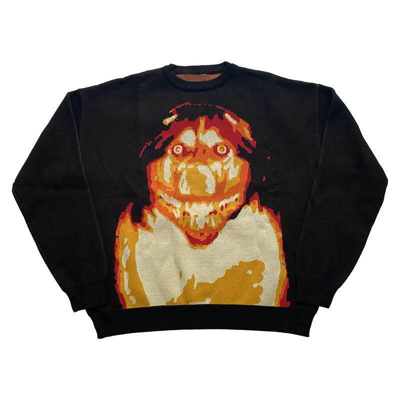 Women's & Men's & Dark Street Gothic Autumn Pullover Sweaters