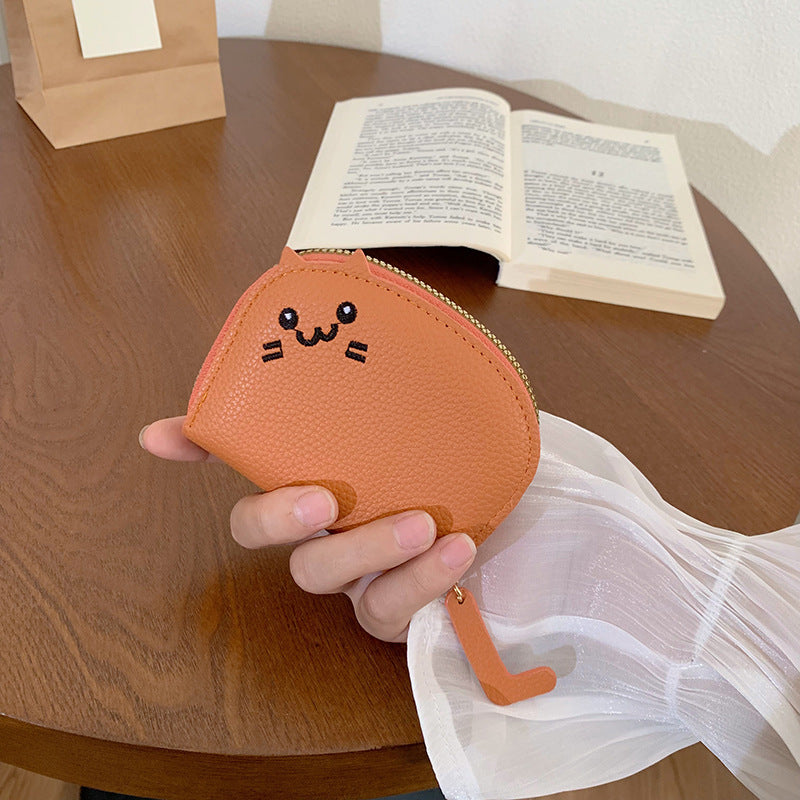 Women's Cute Multiple Slots Advanced Cartoon Change Ladies Wallets