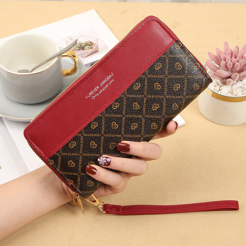 Women's Color Matching Clutch Summer Versatile Fashion Ladies Wallets