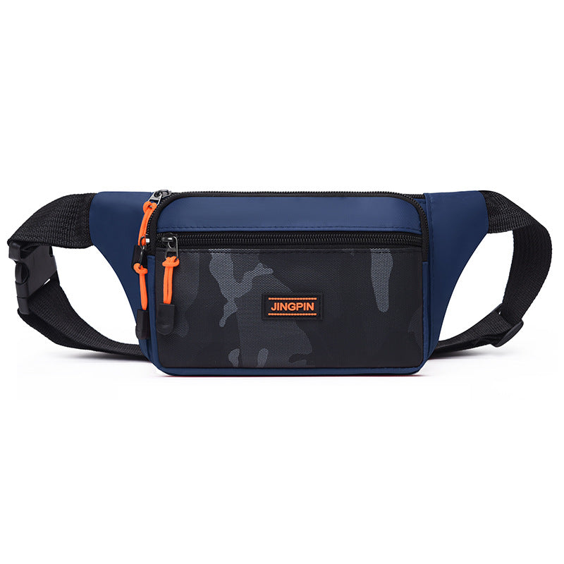 Men's Derm Waterproof Simple Large Capacity Cashier Men's Waist Packs