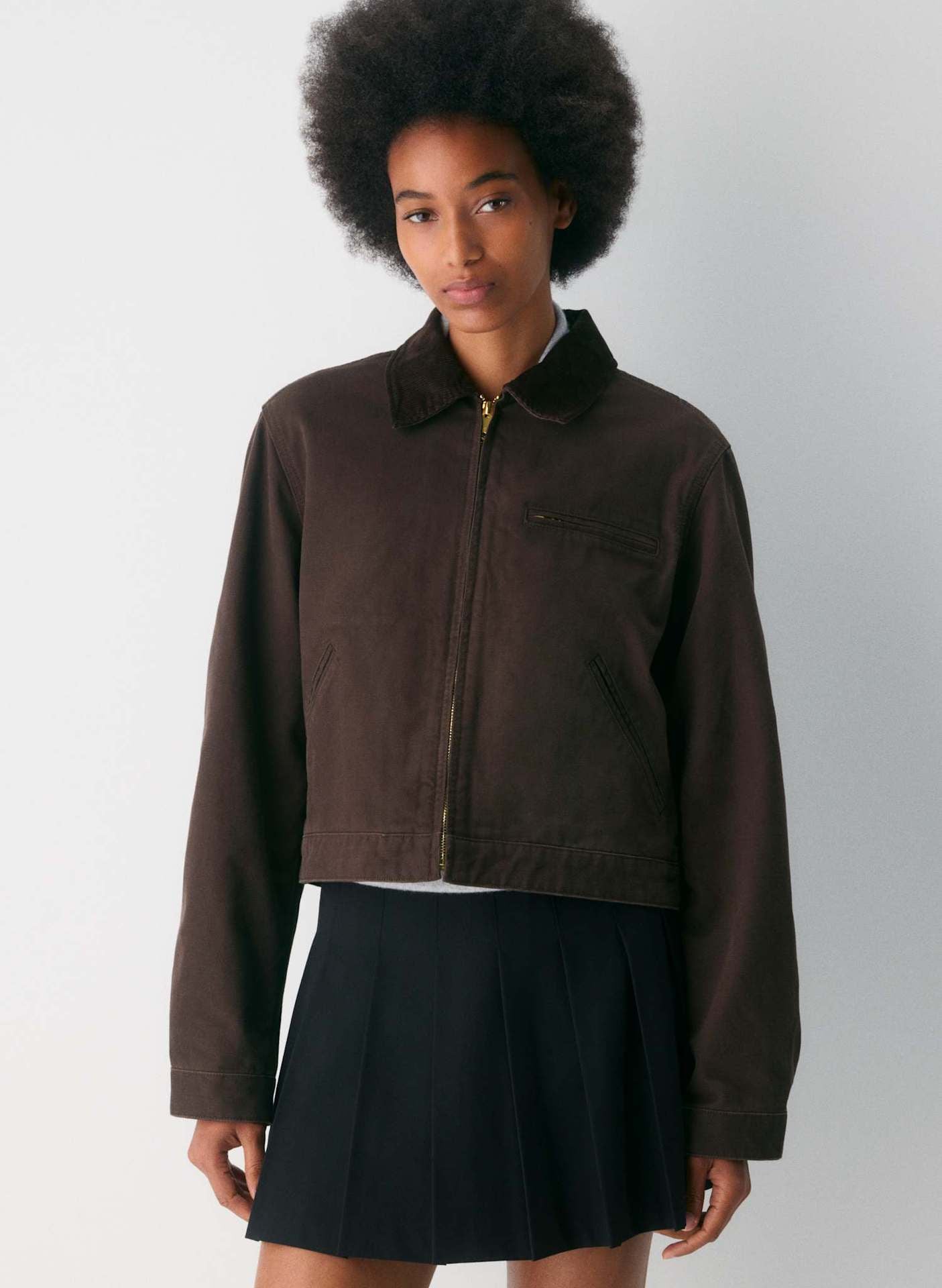 Women's Attractive American Vintage Overalls Simple Coats