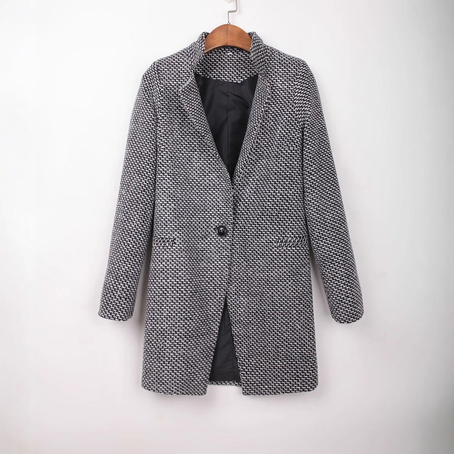 Graceful Overcoat Mid-length Large Special Offer Coats