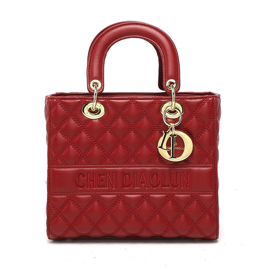 Women's Classic Rhombus Diana Sheepskin Light Bags