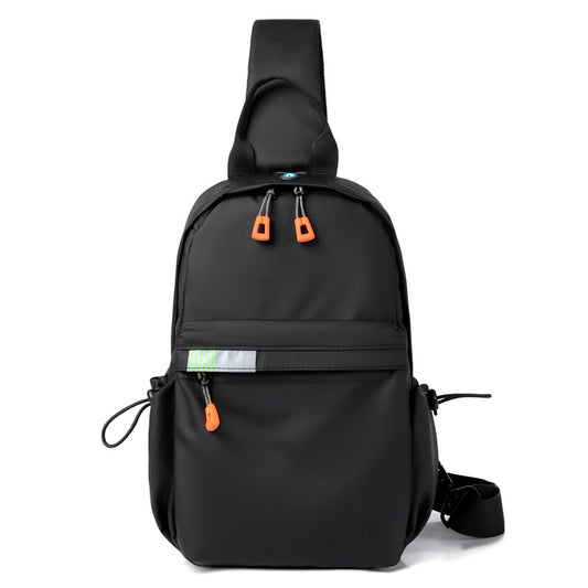 Men's Green Stylish Lightweight Korean Style Fashion Men's Chest Bags