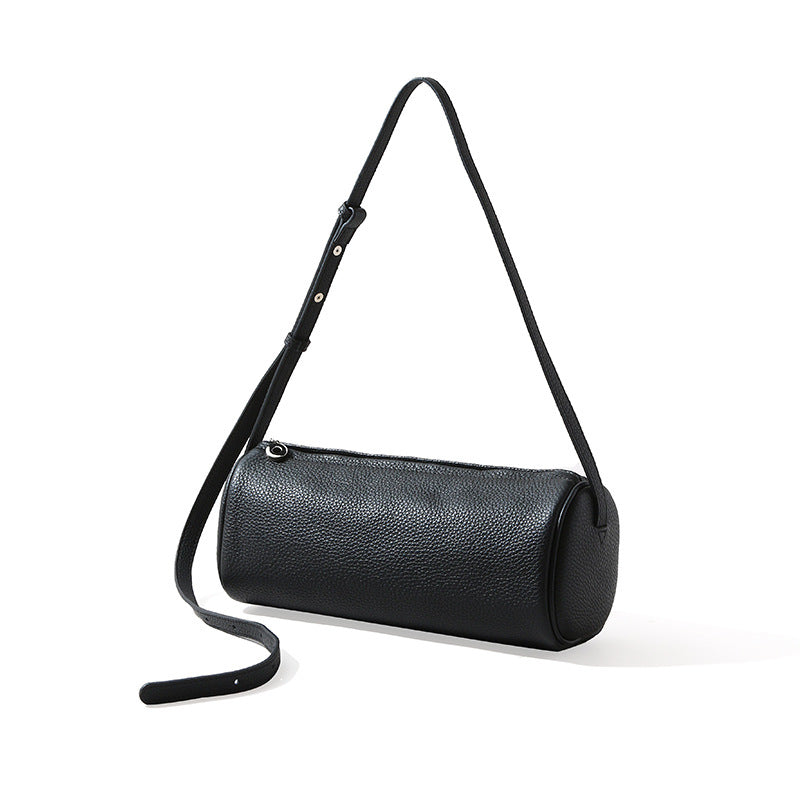 Simple Style Pen Genuine Leather Female Fashion Crossbody Bags