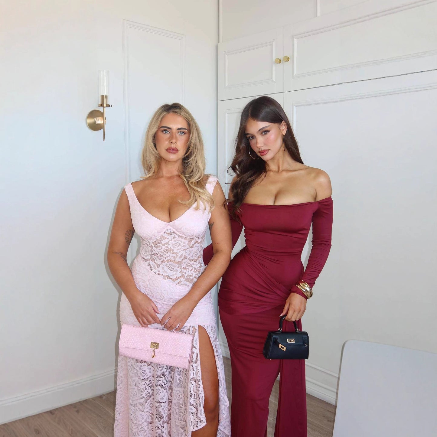 Summer Sexy Fashion Lace Stitching Spaghetti Straps Slimming Dresses