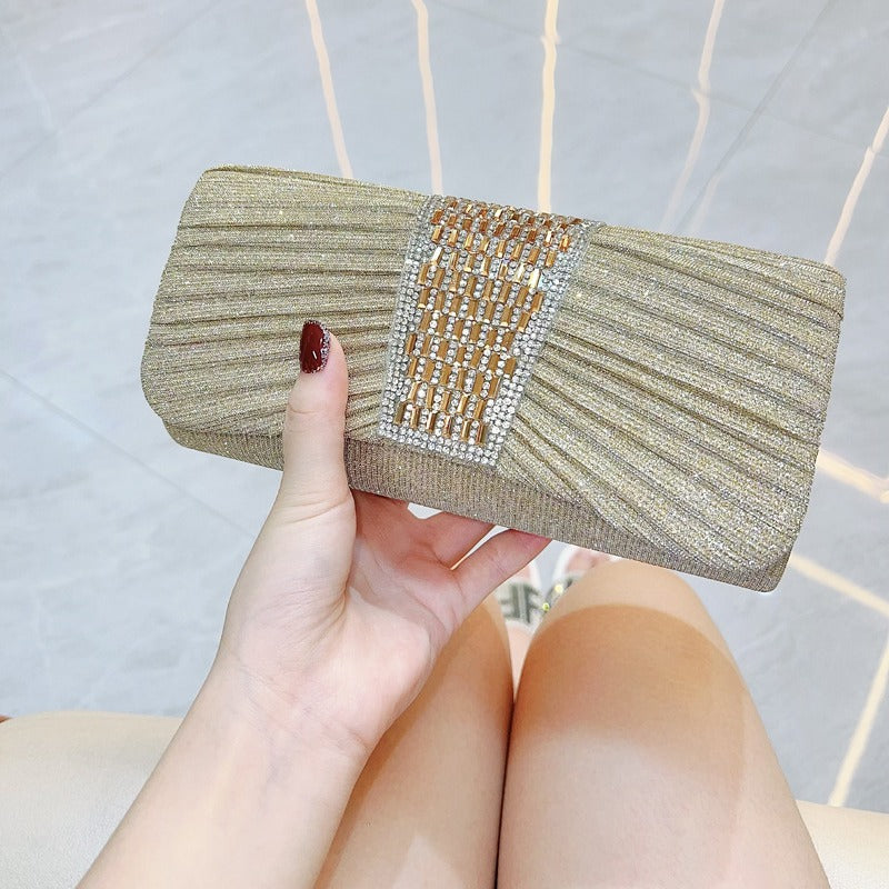 Women's Dress Dinner Clutch Rhinestone Hand Evening Bags