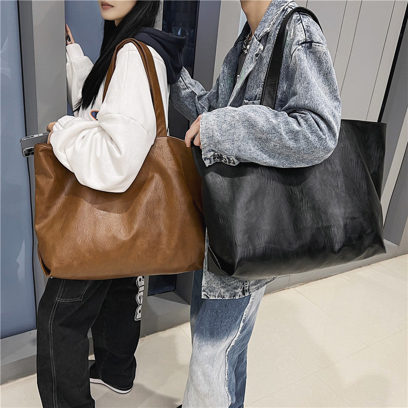 Women's Retro Korean Style Large Capacity Totes Bags