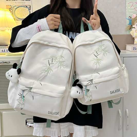 Women's Chinese Style Large Capacity Junior College Middle School Students' Schoolbags