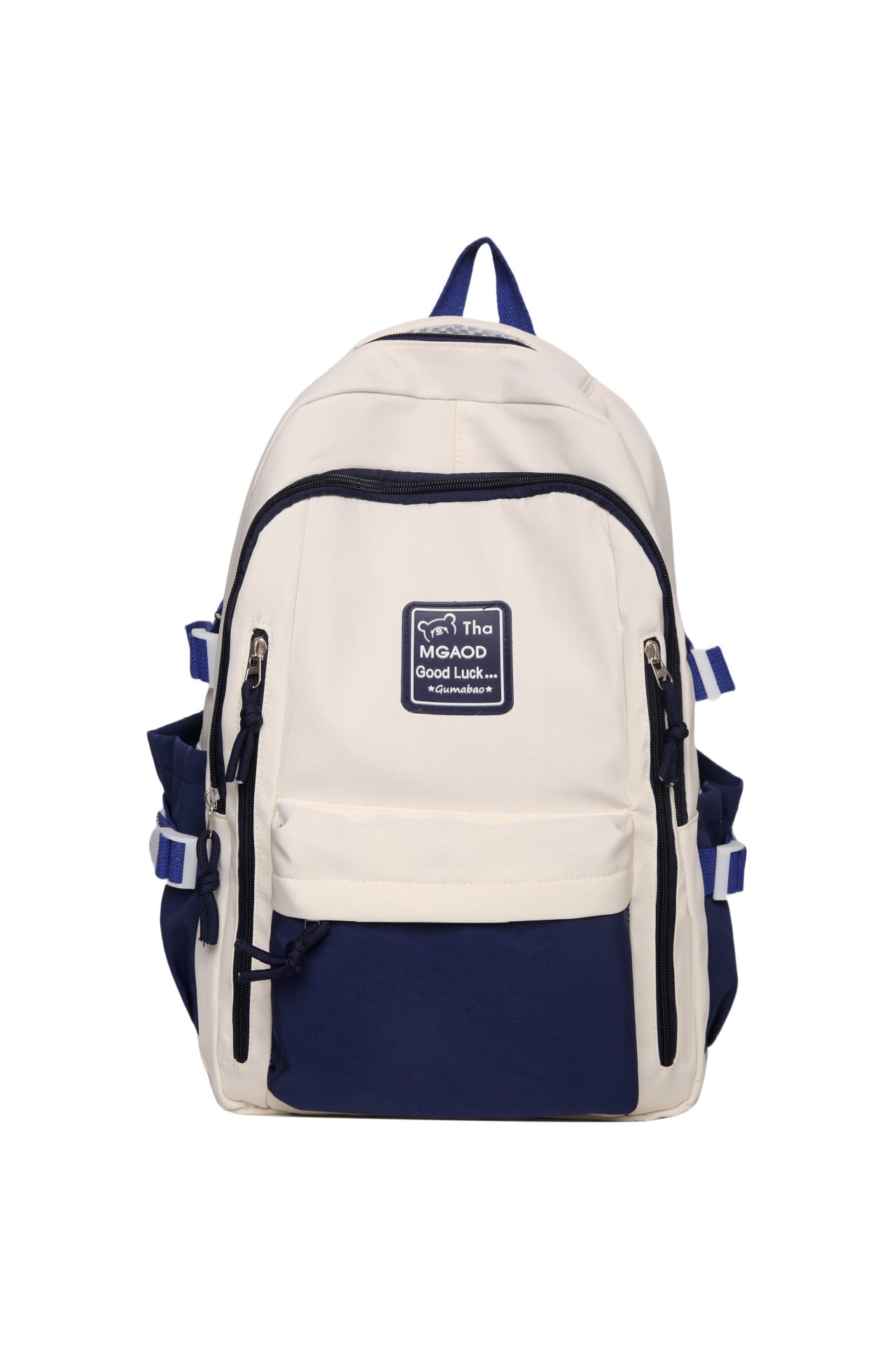 Women's Large Capacity Style Contrast Color Fashion Middle School Students' Schoolbags