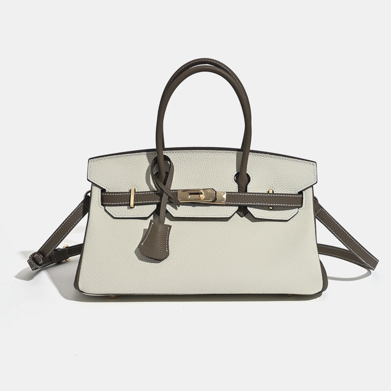 Popular Women's Fashionable Commuter Layer Cowhide Bags