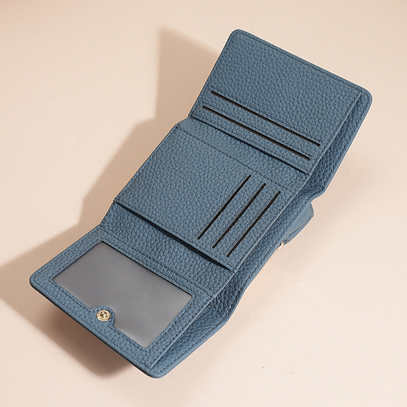 Multifunctional Style Female Genuine Leather Credit Ladies Wallets