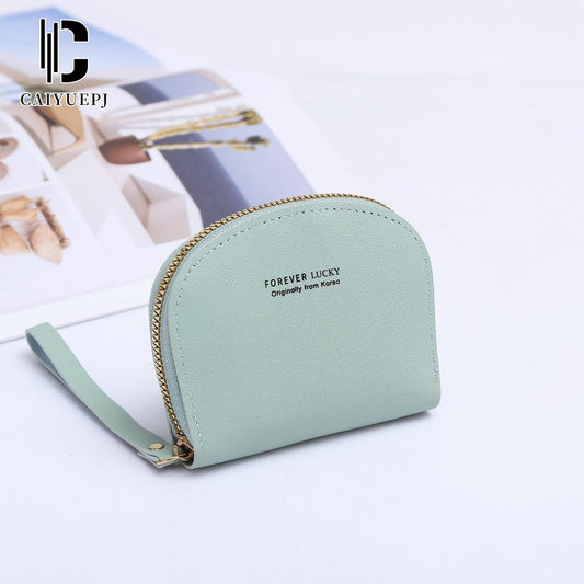 Women's Solid Color Access Cover High Sense Large Card Holder