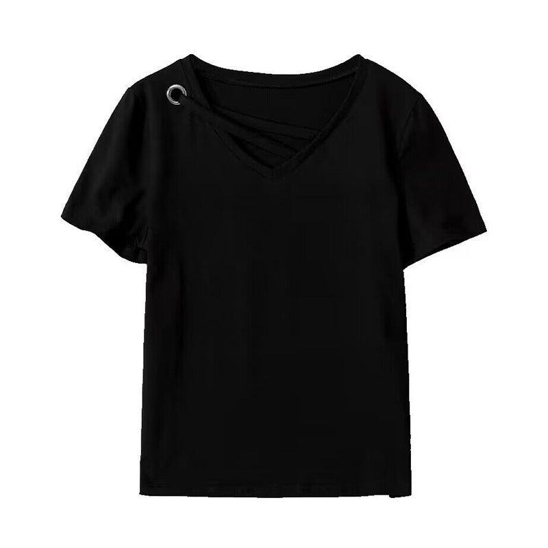 Women's Niche Design Shoulder Bottoming Shirt Inner Tops
