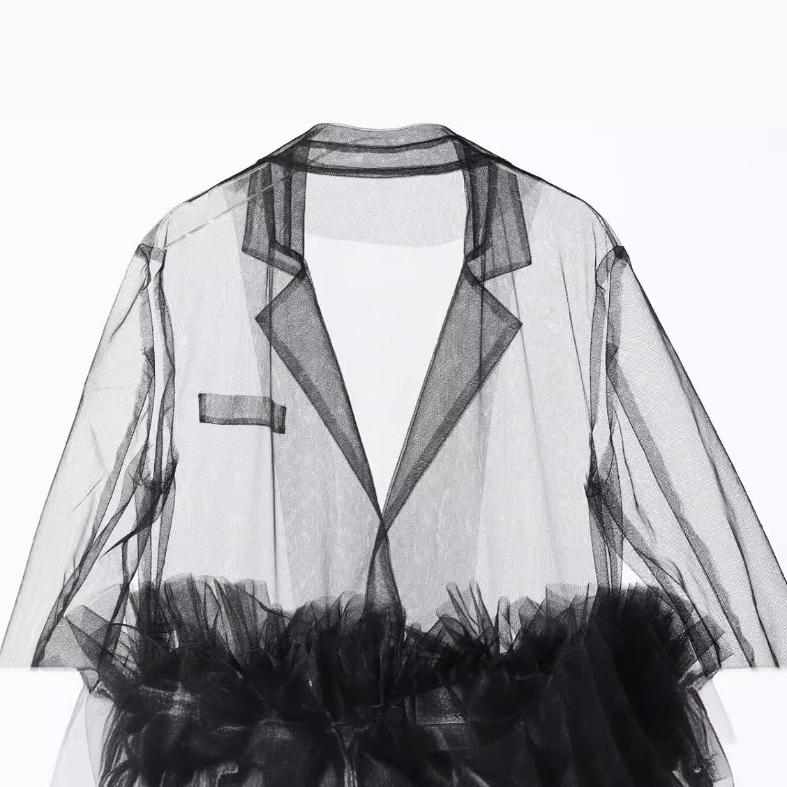European Goods Design Tulle Summer Collar Dresses