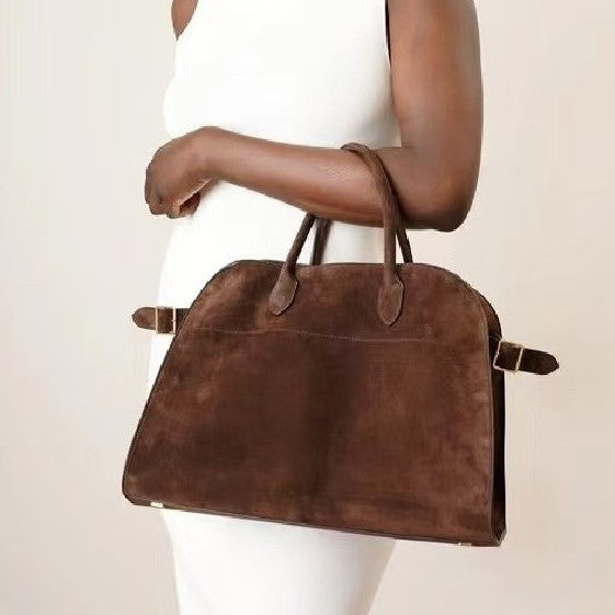 Creative Charming Cowhide Leather Minimalist Large Handbags