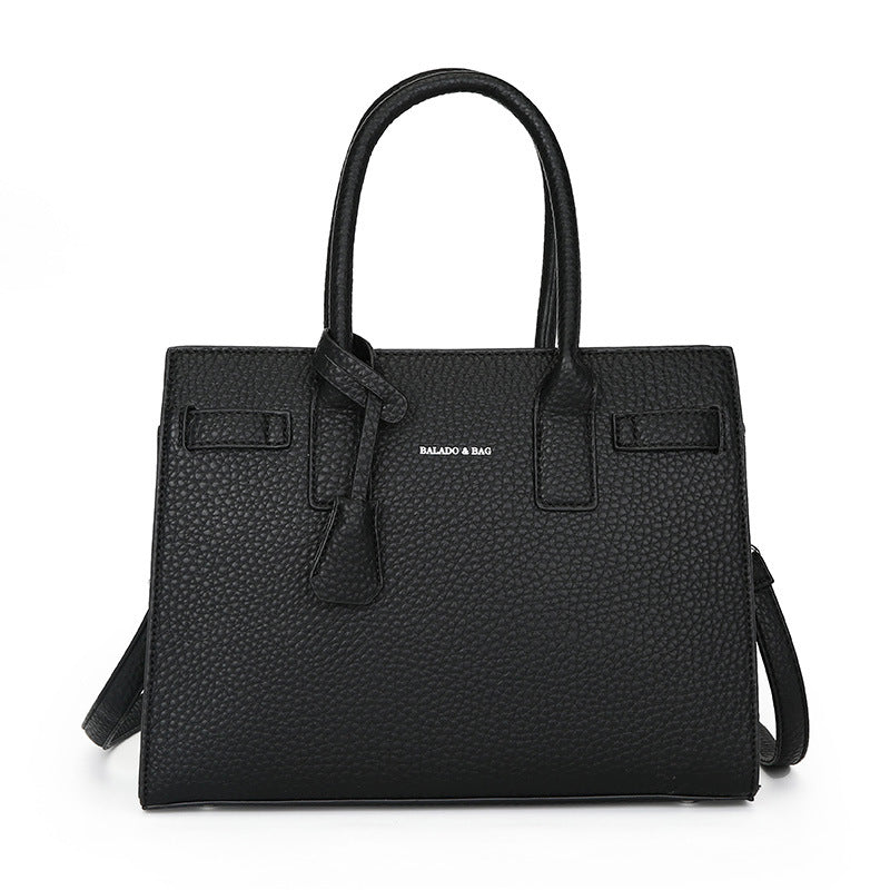 Women's Three-piece With Litchi Pattern Hand Holding Shoulder Bags
