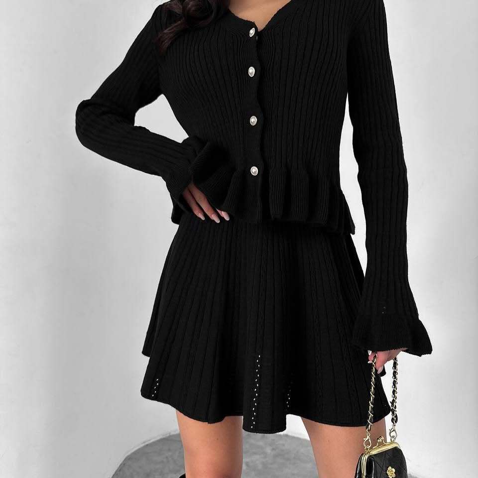 Spring French Style Classic Temperament Long Sleeve Suits
